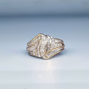 Diamond cluster ring