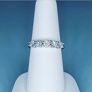 Diamond five stone ring