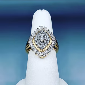 Diamond cluster ring
