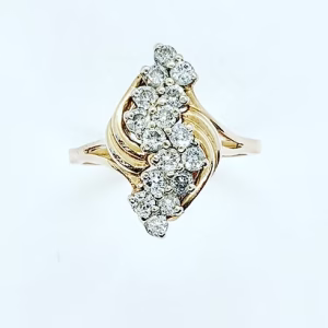 Diamond cluster ring