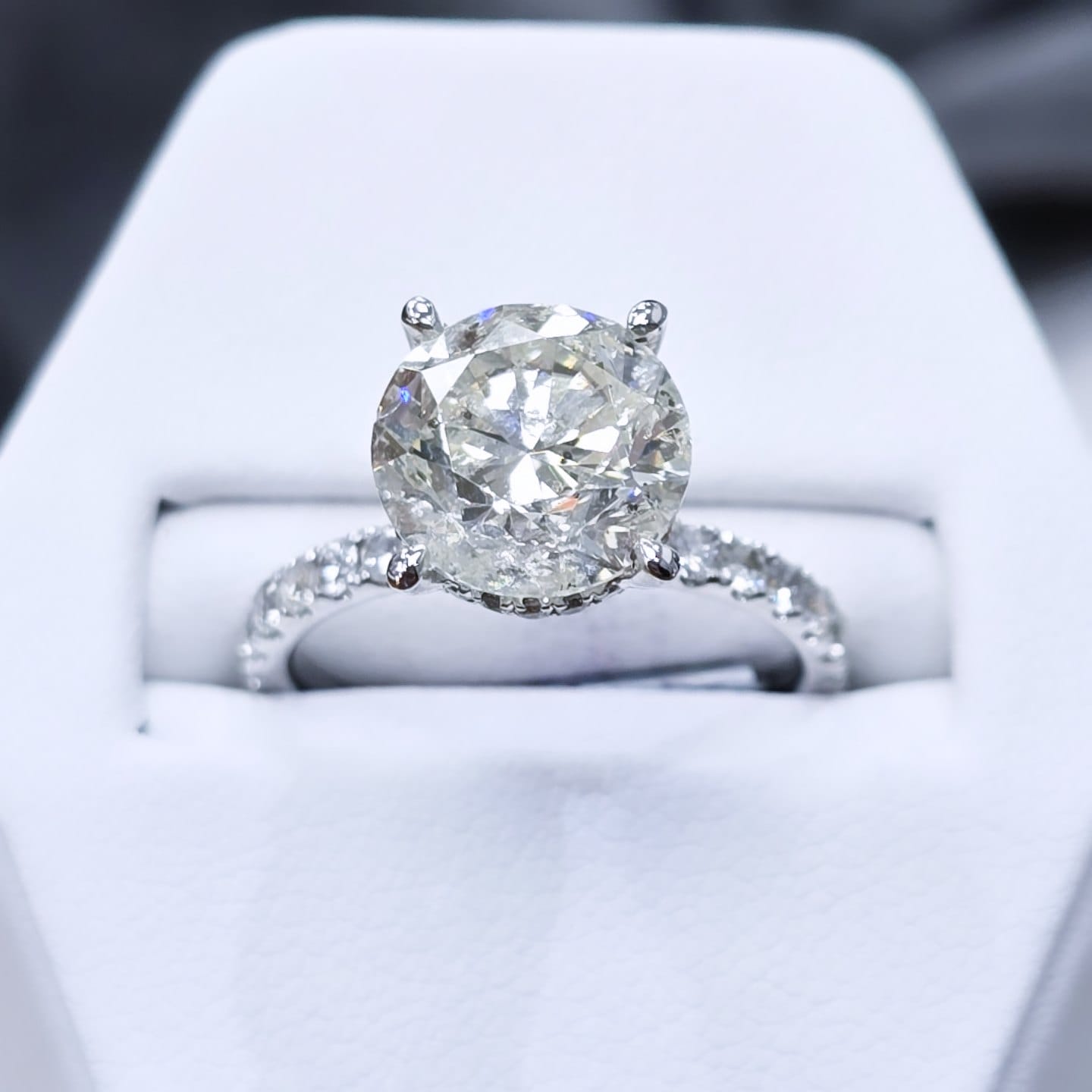 Bridgegate Jewellers Certified 3.62ct Diamond Solitaire Ring 03777e3d 9915 4b5c 815f a3bbbb86644a